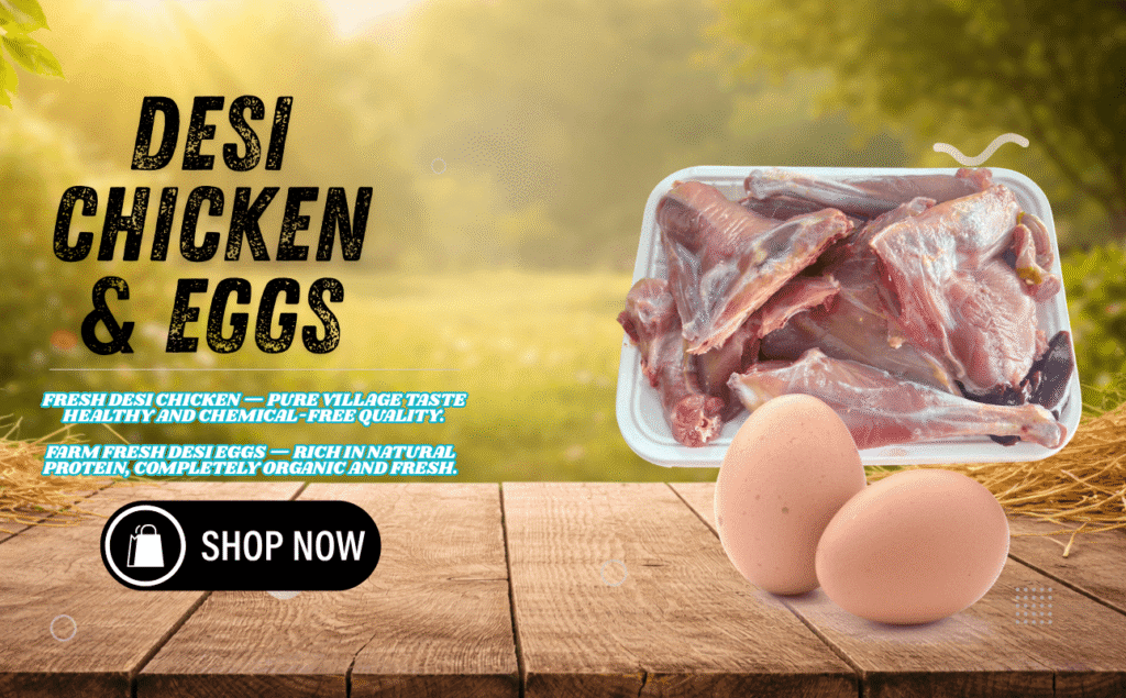 Desi Chiken And Eggs