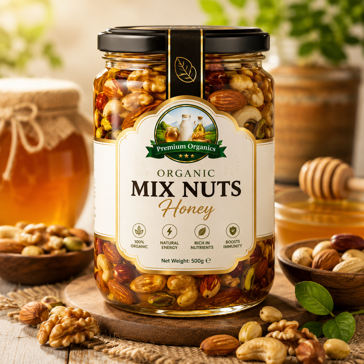 mix nuts honey